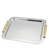 L'objet Bambou Butler Tray In Silver