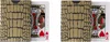 L'objet Black Crocodile Playing Cards & Case Set In Black, Gold