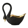 L'objet Swan Porcelain Bowl In Black