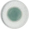 L'objet Blue Large Terra Round Platter In Seafoam