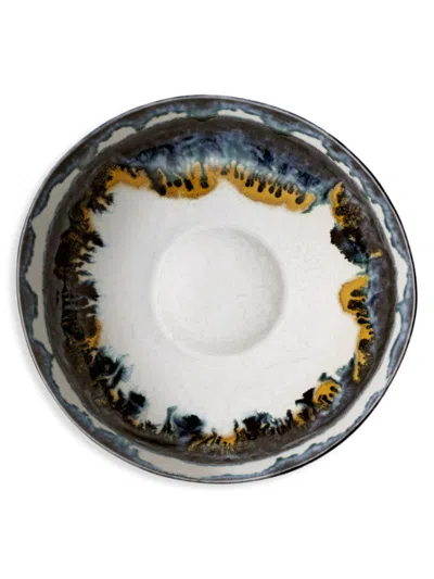 L'objet Bohême Small Porcelain Bowl In White Multi