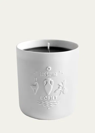 L'objet Bois Sauvage Apothecary Candle, 300 G In White