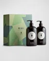 L'objet Bois Sauvage Gift Set: Soap + Lotion, 2 X 17 Oz.