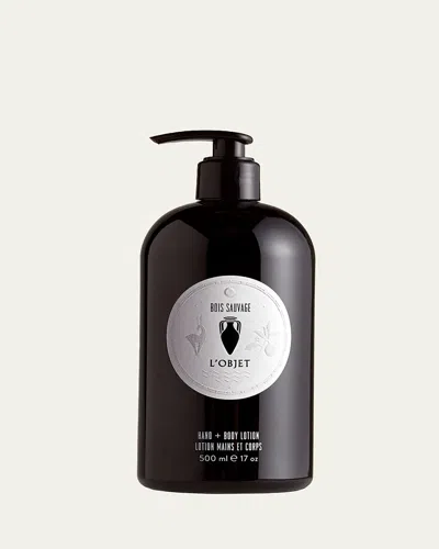 L'objet Bois Sauvage Hand + Body Lotion, 17 Oz. In Multi