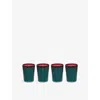 L'objet Prism Glass Highball Glasses Set Of Four