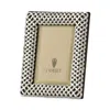 L'objet Platinum Braid 2" X 3" Picture Frame In Platinum