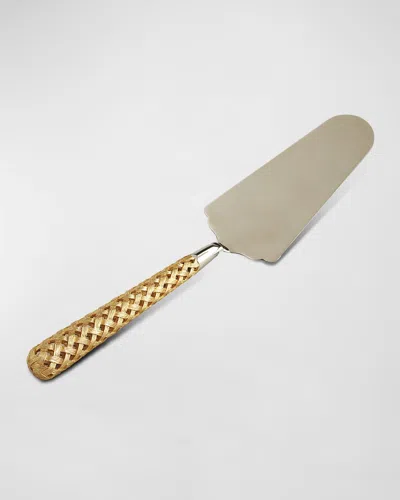 L'OBJET BRAID 24K GOLD-PLATED CAKE SERVER