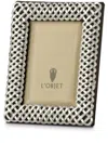 L'objet Braid Photo Frame In Metallic
