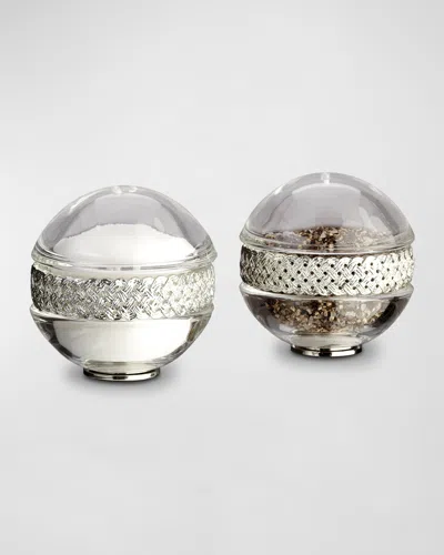 L'objet Braid Platinum-plated Salt & Pepper Shakers, Set Of 2