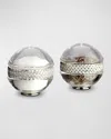 L'objet Braid Platinum-plated Salt And Pepper Shakers In Unassigned