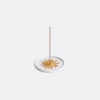 L'objet Soleil Incense Burner In White / Gold