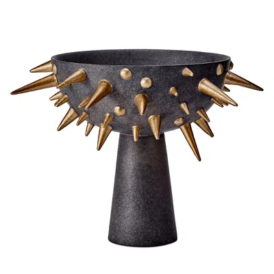 L'objet Celestial Bowl On Stand, Small In Black