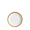L'objet Corde Dinner Plate, White/gold In Gold