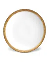 L'objet Corde Gold-rim Soup Bowl In White/gold