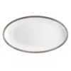 L'objet Corde Platinum Oval Platter, Large