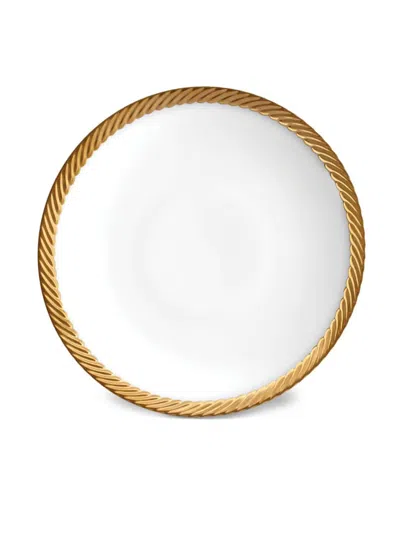 L'objet Corde Porcelain Soup Plate In Gold