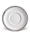 L'OBJET CORDE SAUCER, WHITE/SILVER