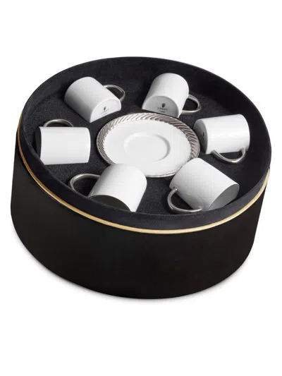 L'objet Corde Seven-piece Espresso And Saucer Set