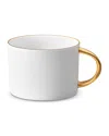 L'OBJET CORDE TEA CUP, WHITE/GOLD