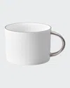 L'objet Corde Tea Cup, White/silver In White/silver