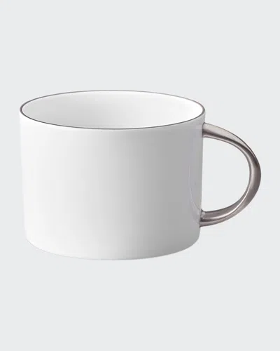 L'objet Corde Tea Cup, White/silver