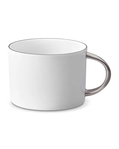 L'objet Corde Tea Cup, White/silver
