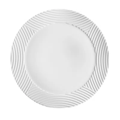 L'objet Corde White Wide Charger Plate