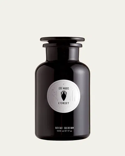 L'objet Cote Maquis Bath Salts, 17 Oz. In White