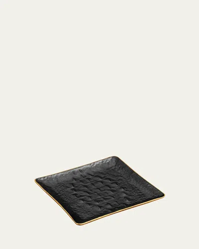 L'OBJET CROCODILE SQUARE TRAY,PROD132210112