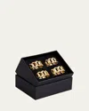 L'objet Cuban Link 24k Gold Napkin Rings Jewels, Set Of 4