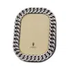 L'objet Cuban Link 4 X 6 Picture Frame In Platinum