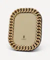 L'objet Gold Cuban Link Frame, 5" X 7"