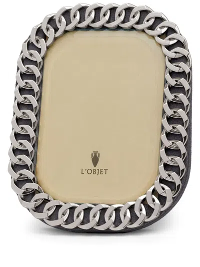 L'objet Cuban Link Bilderrahmen (10cm X 15cm) In Metallic