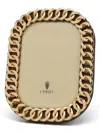 L'objet Cuban Link Platinum Picture Frame In Gold