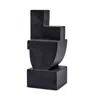 L'objet Cubisme Ceramic Bookend In Black