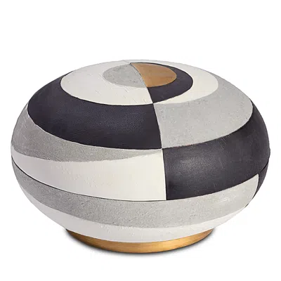 L'OBJET L'OBJET CUBISME ROUND BOX, LARGE