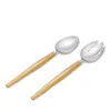 L'objet Deco Leaves Serving Set In Silver