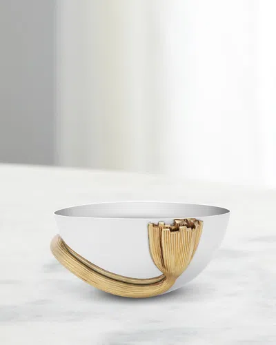 L'objet Deco Leaves Small Bowl In Gray