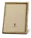 L'OBJET DECO TWIST 24K GOLD PICTURE FRAME, 8" X 10"