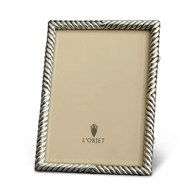 L'OBJET L'OBJET DECO TWIST PLATINUM FRAME, 8 X 10,F3200L
