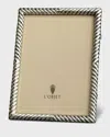 L'objet Deco Twist Platinum-plated Picture Frame, 4 X 6 In Multi