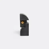 L'objet Cubisme Earthenware Bookend In Black, Gold