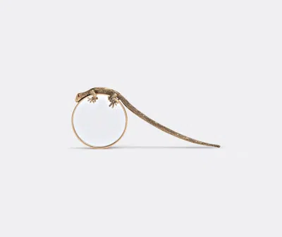 L'objet Gecko Magnifying Glass In Gold
