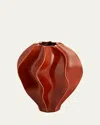 L'objet Medium Douro Vase In Brown
