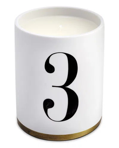 L'objet Eau D'égée No.3 Candle In White