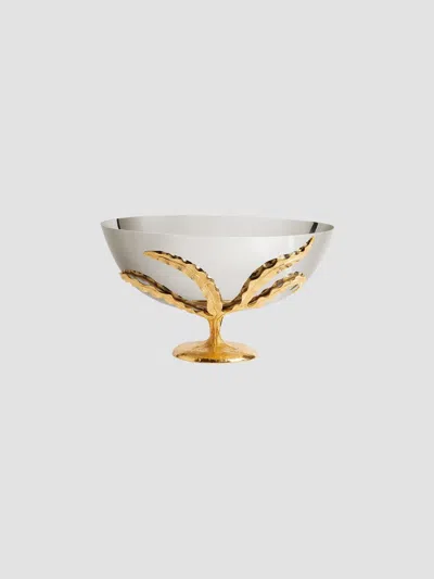 L'objet Fern Large Bowl In Yellow Grey