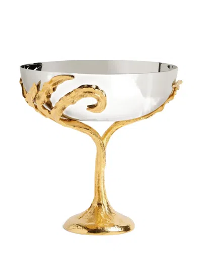 L'objet Fern Stand Bowl (20cm) In Silver