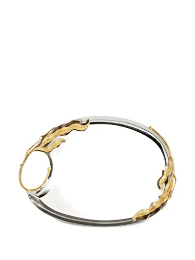 L'objet Fern Tray (48cm X 34cm) In Metallic