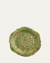 L'objet Fortuny Alberelli Large Platter, 14" Round In Green