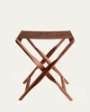 L'objet Fortuny Butler Tray Stand In Brown